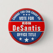 Politischer Knopf von Ron Desantis Button (Vorderseite)
