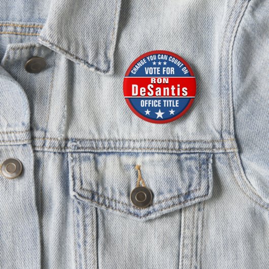 Politischer Knopf von Ron Desantis Button (Beispiel)