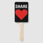 Politischer Protest der Einheit der Demokratie Fächer (Rückseite)