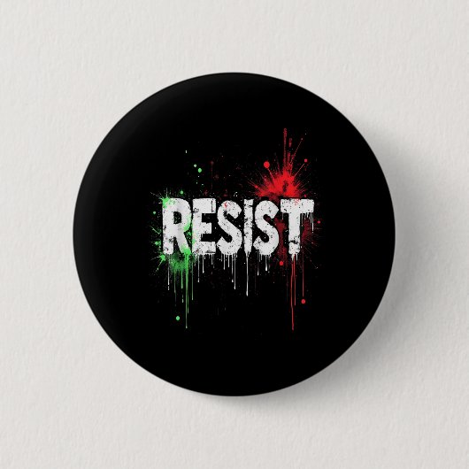 Politischer Protest widerstehen _1 Button (Vorderseite)