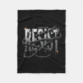 Politischer Protest widerstehen _1 Fleecedecke (Vorderseite)