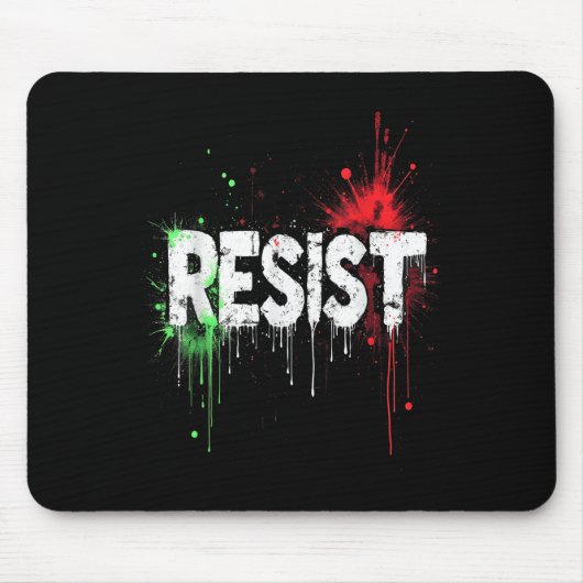 Politischer Protest widerstehen _1 Mousepad (Vorne)
