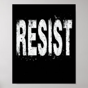 Politischer Protest widerstehen Poster