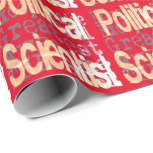 Politischer Sachverständiger Geschenkpapier