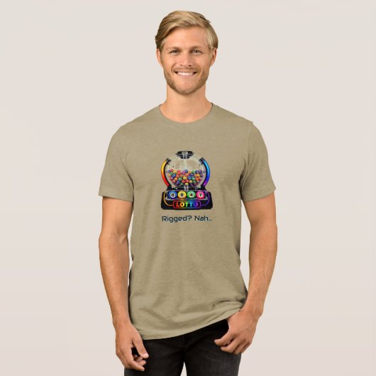 Politischer Straßenstil - Farben modefähig Tri-Blend Shirt (Vorderseite voll)