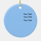 Politischer Wahlkampfschild Keramik Ornament (Hinten)