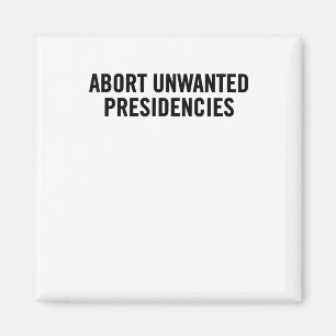Politischer Widerstand Kunst - Unerwünschtes Präsi Magnet