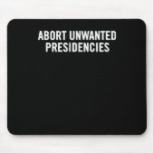 Politischer Widerstand Kunst - Unerwünschtes Präsi Mousepad (Vorne)