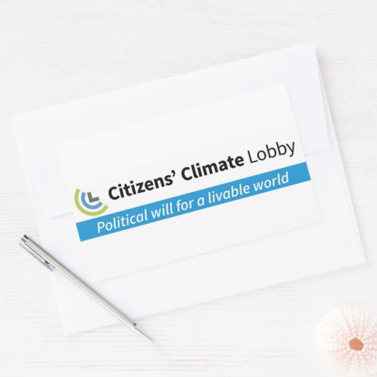 Politischer Wille Rechteckiger Aufkleber (Umschlag)