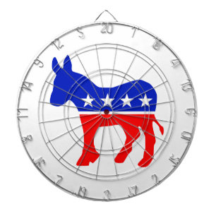 Politisches Emblem des demokratischen Party (Donke Dartscheibe