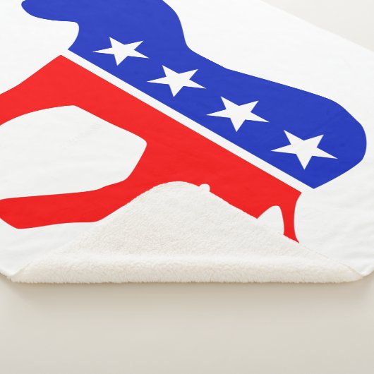 Politisches Emblem des demokratischen Party (Donke Sherpadecke (3/4)