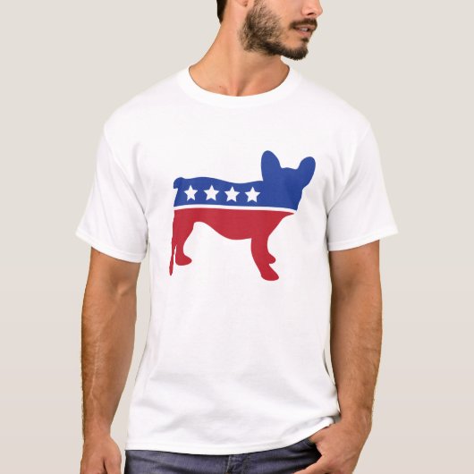 Politisches Frenchie T-Shirt (Vorderseite)