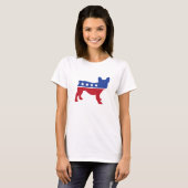 Politisches Frenchie T-Shirt (Vorne ganz)