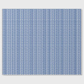 Politisches Geschenk für Blau und Weiß Geschenkpapier (Flach)