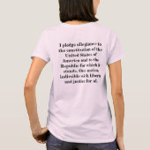 Politisches Kryptogramm T-Shirt (Rückseite)