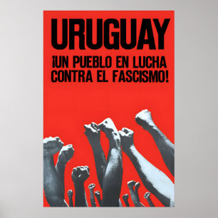Politisches Plakat Uruguay Ein Volk in seinem Kamp