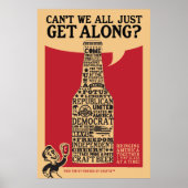 Politisches Poster "Get Along" (Vorne)
