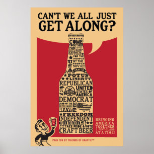 Politisches Poster "Get Along"