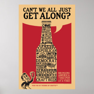 Politisches Poster "Get Along"