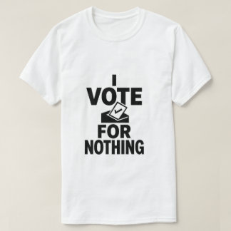 Politisches Satire-Minimal-Meme-Design T-Shirt