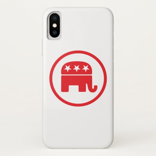 Politisches Symbol des republikanischen Party (Ele Case-Mate iPhone Hülle (Rückseite)