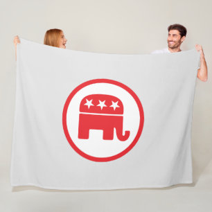 Politisches Symbol des republikanischen Party (Ele Fleecedecke