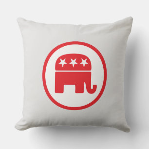 Politisches Symbol des republikanischen Party (Ele Kissen