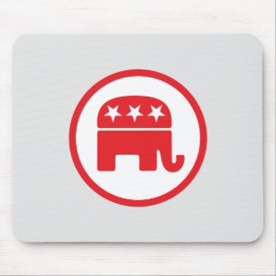 Politisches Symbol des republikanischen Party (Ele Mousepad
