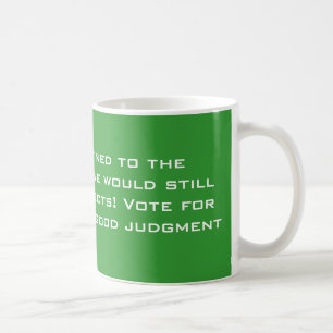 Politisches Urteil Kaffeetasse