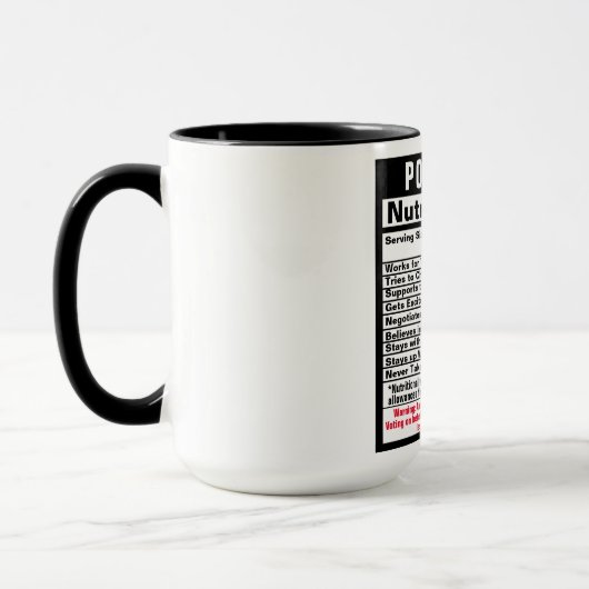Polititiker Funny Gift Tasse (Links)