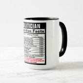 Polititiker Funny Gift Tasse (VorderseiteRechts)