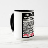 Polititiker Funny Gift Tasse (Vorderseite Links)
