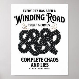 Polititisches Alltagschaos Liegt Unsicherheit Trum Poster
