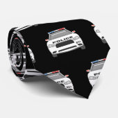 Polizei 911 Men’s Tie Krawatte (Gerollt)