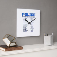 Polizei A bis Z Alphabet