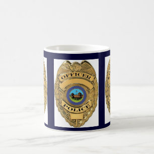 POLIZEI-ABZEICHEN-KAFFEE-TASSE KAFFEETASSE