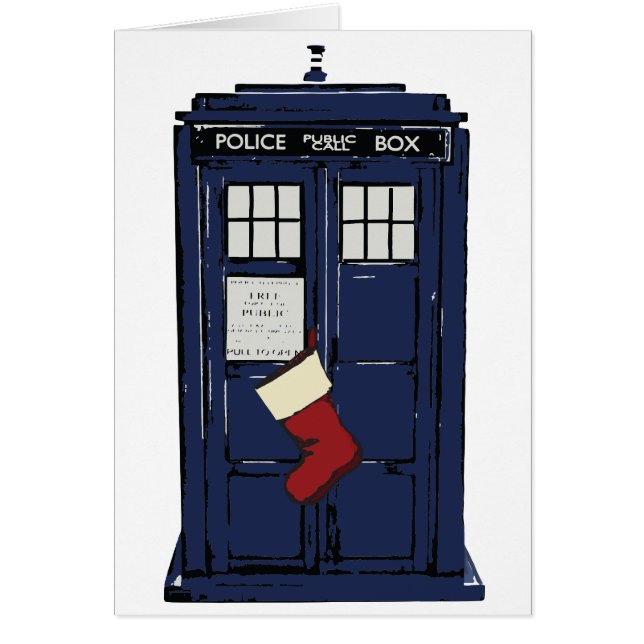 Polizei-allgemeines Telefonzelle-Weihnachten (Vorne)