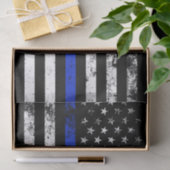 Polizei angeredete beunruhigte amerikanische seidenpapier (Geschenk)