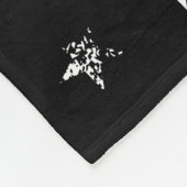 Polizei angeredete beunruhigte Flagge-volle Fleecedecke (Ecke)