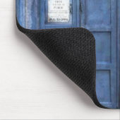 Polizei-Anrufbox-Mauspad Mousepad (Ecke)
