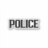 Polizei Aufkleber (Vorderseite)