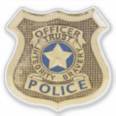 Polizei Aufkleber (Vorderseite)