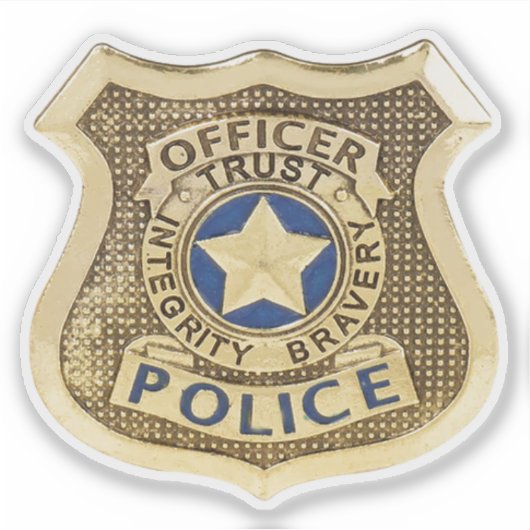 Polizei Aufkleber (Vorderseite)