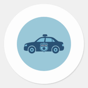 Polizei Auto Aufkleber 