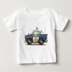 Polizei-Auto-Polizei Crusier Baby T-shirt