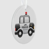 Polizei Auto Schmuck Ornament (Vorderseite)