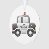 Polizei Auto Schmuck Ornament (Vorderseite)