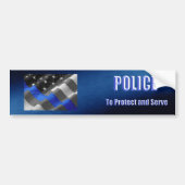 Polizei Autoaufkleber (Vorne)