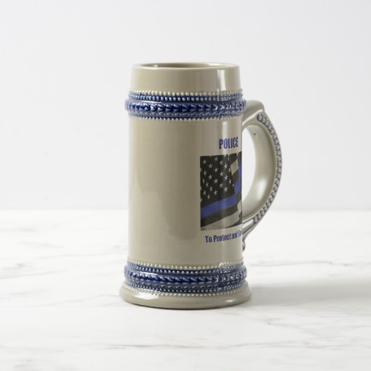 Polizei Bierglas (VorderseiteRechts)