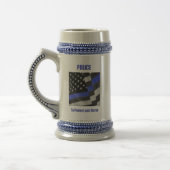 Polizei Bierglas (Links)